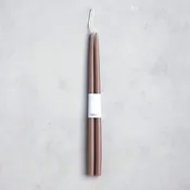 18" Dipped Taper Candle in Greige