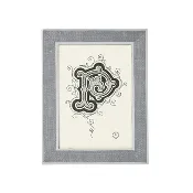 Aberdeen Steel Blue & White Picture Frame - Three Sizes