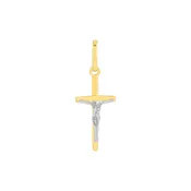 14K Two-Tone Crucifix