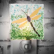 Fused Glass Nightlight - Dragonfly