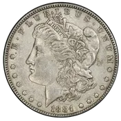 Pre-21 Morgan Silver Dollar – XF