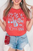 4th Of July Favorites Graphic Tee