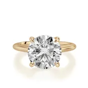 0.03ctw Diamond Round Engagement Ring