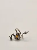 Amber Dragon Ring