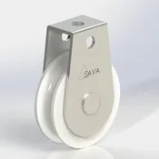 BP Series Bracket Pulley, Plated Steel, Side or Top Mount