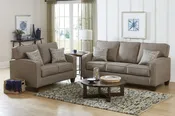 #328 Sofa, Love Seat & Pillows