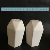 Faceted salt &amp; pepper shakers — Painted Plate