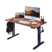 48-Inch Electric Height-Adjustable Standing Desk with One-Piece Top