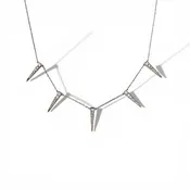 14k Diamond Spike Necklace