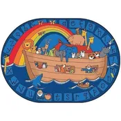 Alphabet Noah Oval Rug