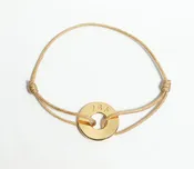 246 Gold Vermeil Disc Bracelet