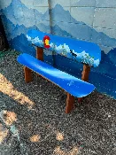 “A Moose Among the Aspens” SB Bench