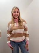 Brett Colorblock V Neck