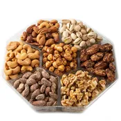 7 Section Assorted Nut Platter