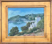 "Avalon Chimes Tower" Original Oil Painting by Marion