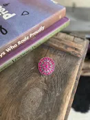 Adjustable Pink Cluster Ring