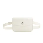 Amberlee Ivory Vegan Leather Belt Bag