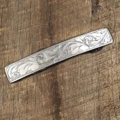 3/8″ Engraved Barrette