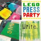 Private LEGO BLOCK PRINTING PARTY — Two Tone Press