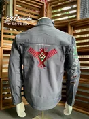 Ariat Men's New Team Softshell Jacket - Thunderbird Grey