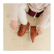 Baby James Waxed Leather Lace Up