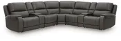 5Z-Pittson 7-Piece Power Reclining Sectional — Full Square Wrap