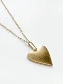 Amaya Heart Necklace, 14K Gold Plated
