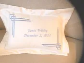 Personalized Boys Baby Pliiow — MOSTLY MONOGRAMS