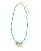 Beaded Charm Necklace