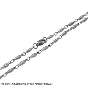 24" Stainless Steel "Drop" Chain