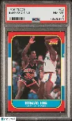 1986 Fleer Bernard King #60 PSA 8