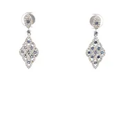 14kw .51cttw Yogo/.60cttw diamond drop earrings
