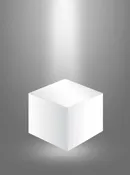 12"H CUSTOM PODIUM MANNEQUEN (BASE12/WHT)