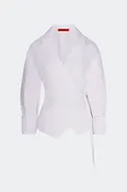 Anya Poplin Wrap Top