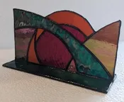 Abstract Stained Glass Stand