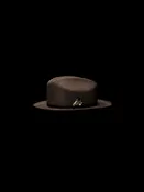 Felt Fedora With Pendant – Brown — CASSARAS