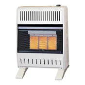 15,000 BTU Vent-Free Propane Infrared Plaque Heater with Thermostat Control