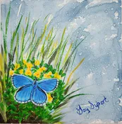 Anderillium Lepidopteran Ink - Adonis Butterfly Blue - 1.5 oz