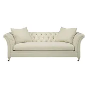 Marquette Tufted Exposed Leg Sofa
