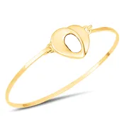 14K Gold Infinity Heart Peapod Bracelet with Birthstones