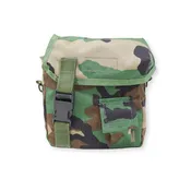 2 Qt. Canteen Cover - Woodland Camo, MOLLE/ALICE-Compatible, Made In The USA