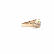 MT Yogo Sapphire & Diamond Ring