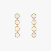 Amy Multi-Bezel Drop Earring