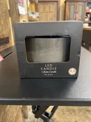 Bidk Small 3 Wick LED Candle 6 x 4