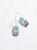 Forever Fleur Earrings- Blue Mist