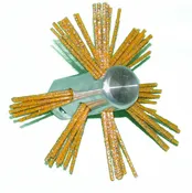 AGR661-04 - 4" Abrasive Button-Lock Brush