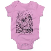 Alice In Wonderland Playing Cards Infant Bodysuit or Raglan Baby Tee