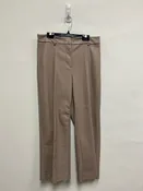 7/Mankind Size M Taupe Wide Leg Faux Leather Ladies Pants