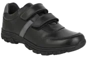 Benelaccio Boys' Leather Moc Toe Velcro Casual Shoes