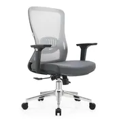 Adorit Series Ergonomic Office Chair with Mesh Back and Upholstered Seat